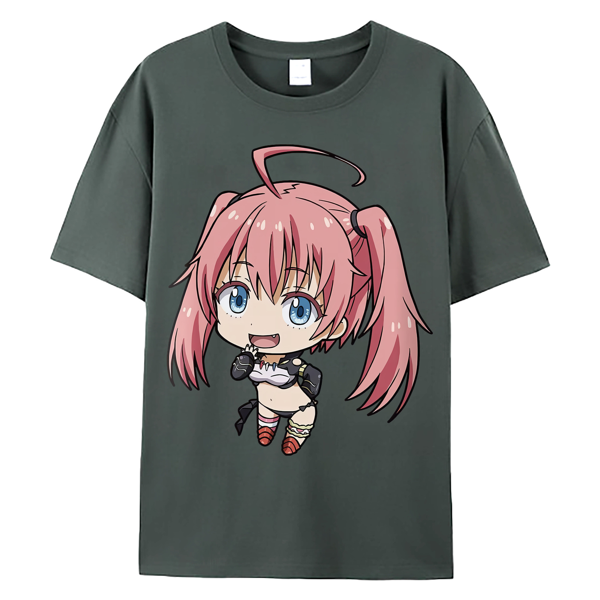 （画像用） 転スラ Regarding Reincarnated to Slime 綿100％ メンズ半袖Tシャツ｜肌触りやわらか＆通気性